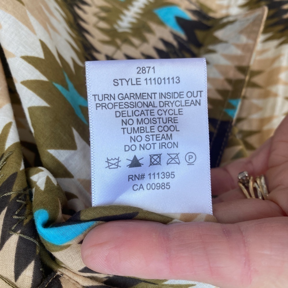 Tory Burch Stephanie Tunic Size 10 - Picture 9 of 9